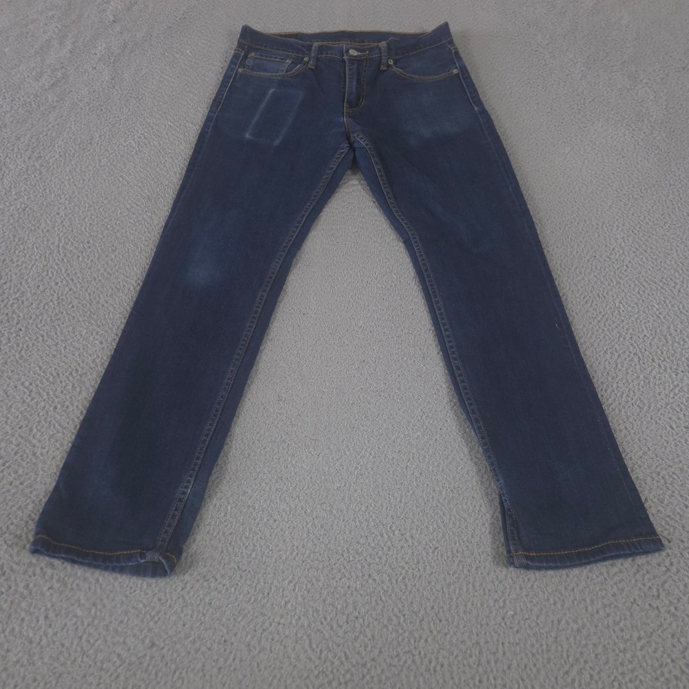 Levi Jeans Mens 30x30 Blue 511 Slim Leg Stretch Cotton Denim Pants Preppy Casual